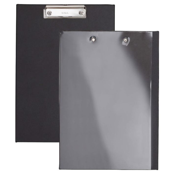 Porte Bloc-notes En Inox - Format A4 - Avec Pince