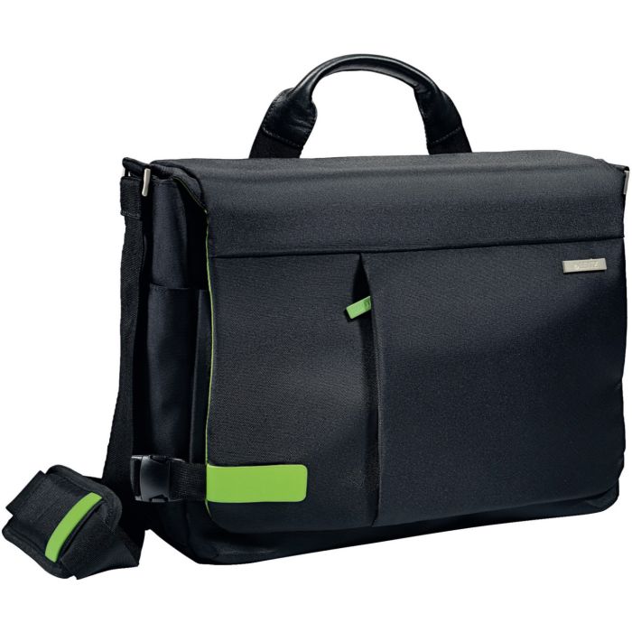 Sacoche pour PC portable - 15,6 pouces - Noir LEITZ Messenger