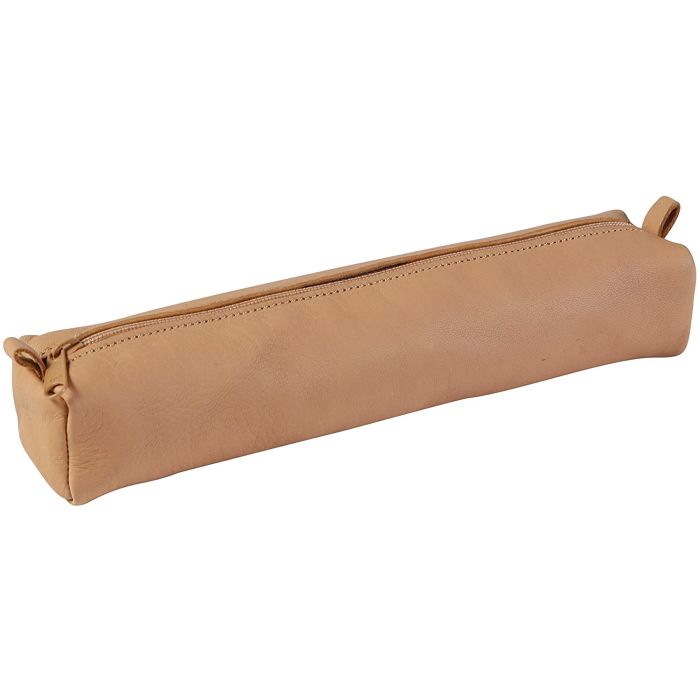 Trousse carr pour stylos Cuir Naturel CLAIREFONTAINE