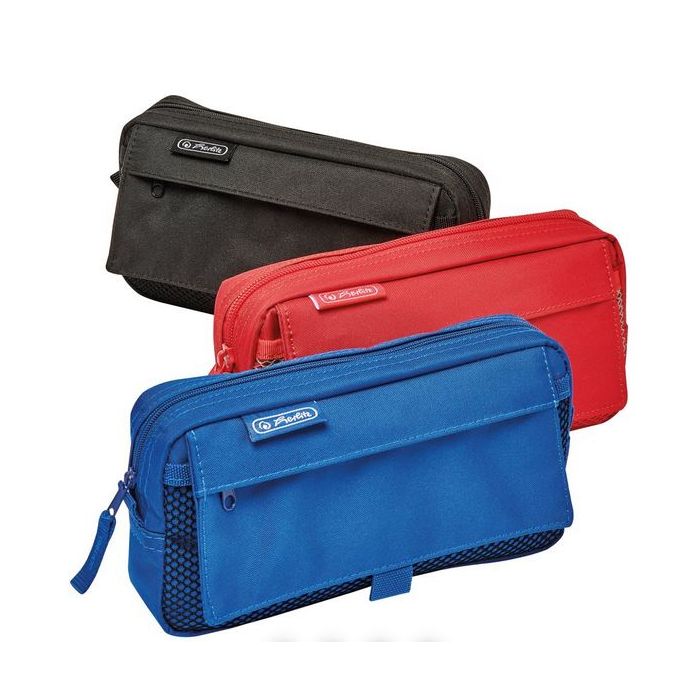 Trousse scolaire avec pochette en filet - Assortiment HERLITZ