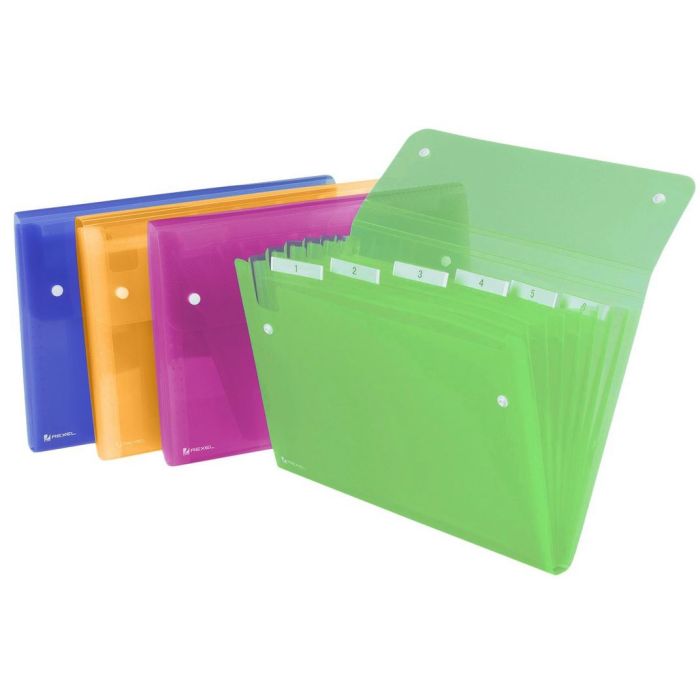 Trieur 6 compartiments A4 ICE Assortiment REXEL 2102032 Porte-documents