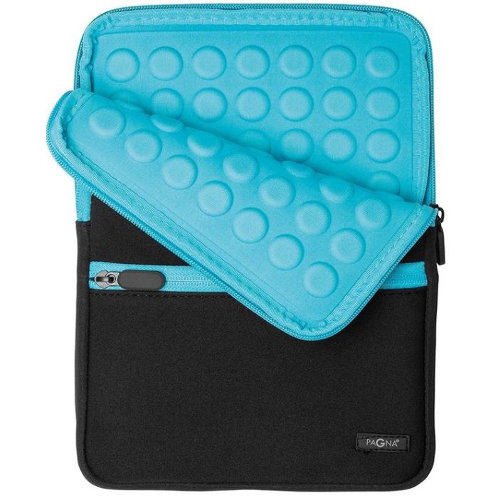 Housse pour PC / Tablette 9 pouces - Noir / Bleu azur PAGNA