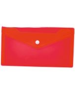 Pochette enveloppe DL à bouton-pression - Transparente HERMA