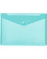 Pochette enveloppe DL à bouton-pression - Transparente HERMA