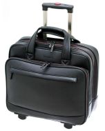 MEANDMY : Valise de pilote avec Trolley en simili-cuir 38104 - BASICA