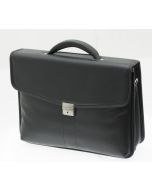 Attaché-Case en simili-cuir - BUSINESS Noir DAVIDT'S 282442  Avant