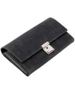 Porte-monnaie de Serveur en Cuir avec chaînette en métal - Noir : ALASSIO Image