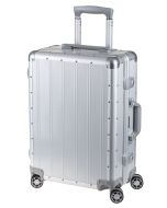 Valise de voyage avec 4 roulettes - Aluminium - Argent Mat : ALUMAXX Photo