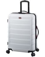 Valise à roulettes moyenne de voyage en ABS Blanc : JSA