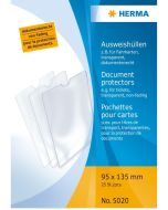 HERMA : Etui de protection pour document 95 x 135 mm 5020