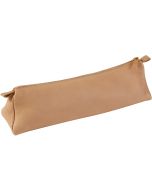 Trousse trapèze pour stylos - Cuir Naturel : CLAIREFONTAINE Photo