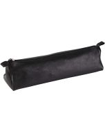 Trousse trapèze pour stylos - Cuir Noir : CLAIREFONTAINE Photo