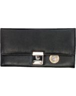 Porte-monnaie de Serveur en Cuir avec chaînette en métal - Noir : ALASSIO Image