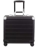 JSA : Valise avec  trolley en polycarbonate  45513 - OVERNIGHT Noir