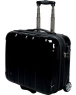 JSA : Valise avec  trolley en polycarbonate  45513 - OVERNIGHT Noir