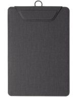 Porte-bloc à pince A4 en plastique PU - 230 x 330 mm - Anthracite SIGEL