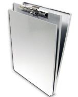 Photo Porte-bloc A4 à compartiments - 216 x 330 mm - Aluminium : SAUNDERS image