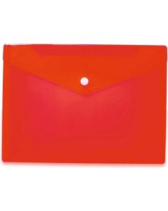 Pochette enveloppe A4 à bouton-pression - Violette Transparente HERMA