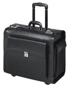 Grande Valise de pilote à Trolley en Cuir XXL MEANDMY 38500 Image