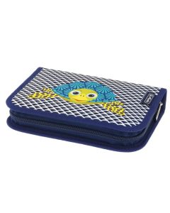 Étui scolaire Cute Animals Turtle - Bleu foncé - 31 pièces HERLITZ