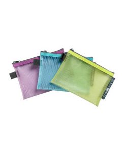 Pochettes à fermeture éclair - 80 x 180 mm - Assortiment EXACOMPTA