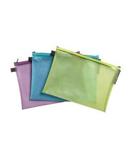 Pochettes à fermeture éclair - 80 x 180 mm - Assortiment EXACOMPTA
