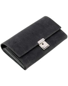 Porte-monnaie de Serveur en Cuir avec chaînette en métal - Noir : ALASSIO Image