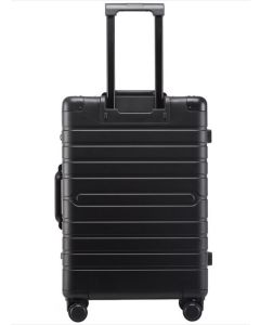 Valise de voyage avec 4 roulettes - Aluminium Noir : ALUMAXX 