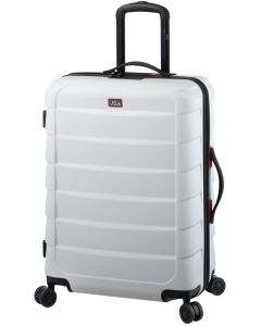 Valise à roulettes moyenne de voyage en ABS Blanc : JSA