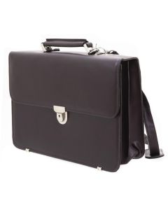 DAVIDT'S : Attaché-Case en cuir - STANFORD Noir 462165