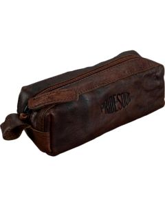 PRIDE ET SOUL : Trousse en Cuir pour stylos - Marron Image