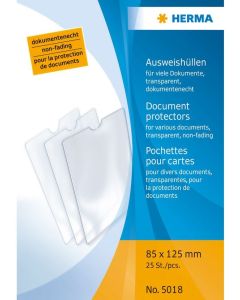 HERMA : Etui de protection pour document 85 x 125 mm 5018