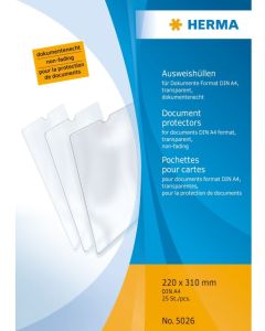 Etui de protection pour document A4 - 220 x 310 mm HERMA image