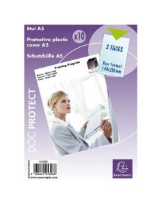 Exacompta 5398E Etuis de protection taille A5 - 148 x 210 mm 