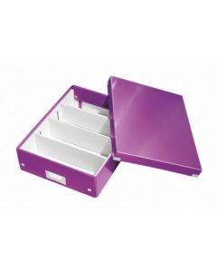 Boite de rangement à compartiments WOW - Violet LEITZ 6058-00-62 modèle