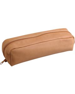 Trousse rectangulaire pour stylos - Cuir Naturel : CLAIREFONTAINE Image