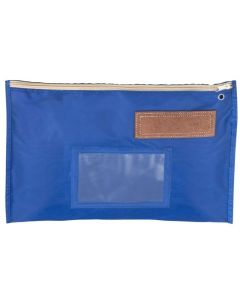 Sac Navette avec zip - 400 x 300 mm - Bleu : JPC Visuel