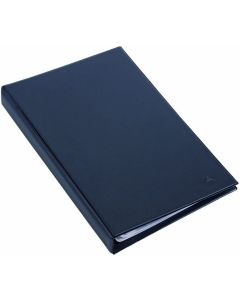 Classeur à anneaux pour 160 cartes - PVC noir : ALBA Image