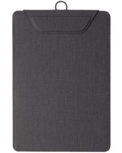 Porte-bloc à pince A4 en plastique PU - 230 x 330 mm - Anthracite SIGEL