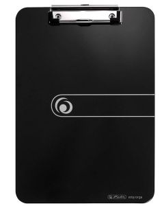 Photo Porte-bloc en plastique opaque - Noir - Format A4 : HERLITZ 11205663