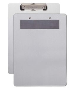 Photo Porte-bloc magnétique en aluminium - 230 x 319 mm - Gris MAUL Arrière