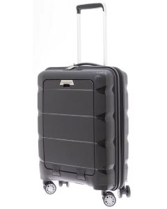 Photo Valise cabine à 4 roulettes - Compartiment PC - Noir DAVIDT'S