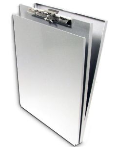 Photo Porte-bloc A4 à compartiments - 216 x 330 mm - Aluminium : SAUNDERS image