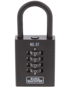 Photo Cadenas d'extérieur - Serrure à combinaison - 23,6 mm BURG WACHTER Numero 97 40