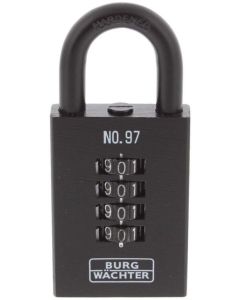 Photo Cadenas d'extérieur - Serrure à combinaison - 24 mm BURG WACHTER Numero 97 50