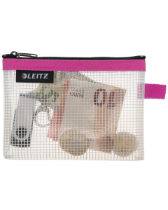 Photo Pochette imperméable - Taille S - Transparent / Rose LEITZ WOW Traveller