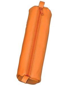 Photo ALASSIO : Trousse pour stylos en cuir - Orange 43141