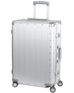 Photo Valise de voyage avec 4 roulettes - Aluminium - Argent ALUMAXX Auriga