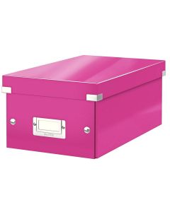 Photo Boite de rangement WOW - DVD - Rose LEITZ 6042-00-23 Coffret vidéo