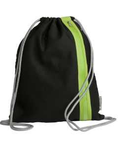 Sac de sport avec cordon - Noir/Vert PAGNA Go Image